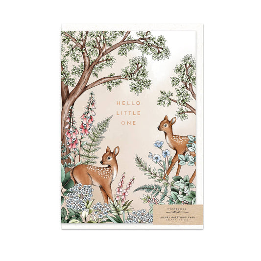 New Baby Card - Fawn