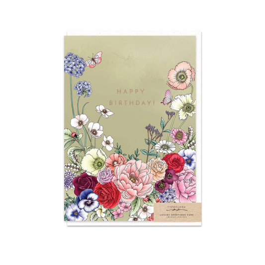 Floral Birthday Card