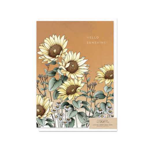 Sunflower Greeting Card